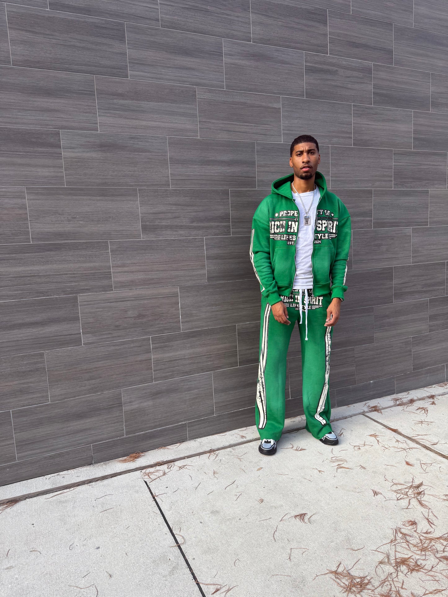 Rich’N Green Hoodie Set