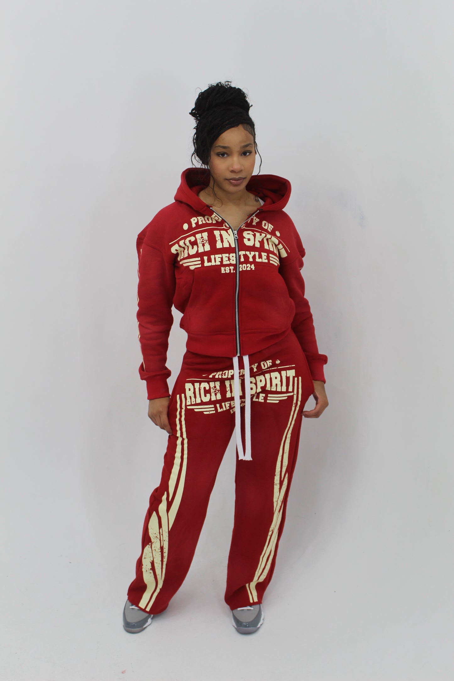 Rich N’ Red Hoodie Set