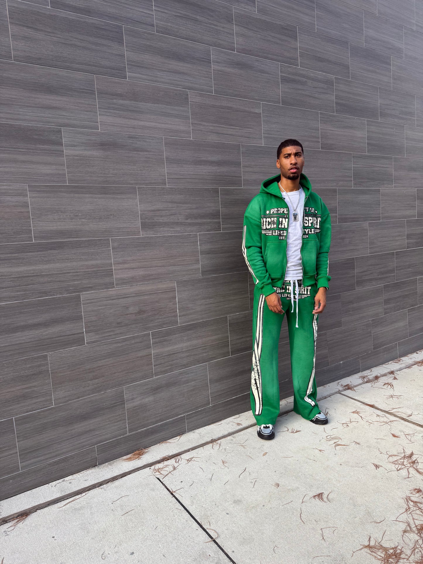 Rich’N Green Hoodie Set