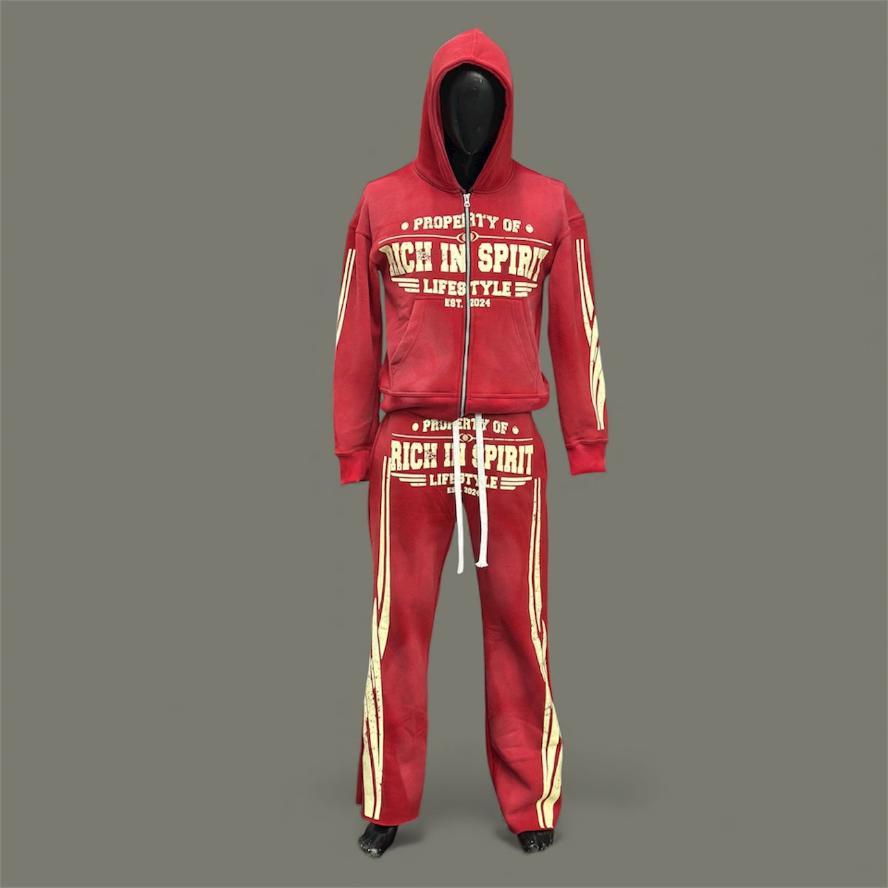 Rich N’ Red Hoodie Set