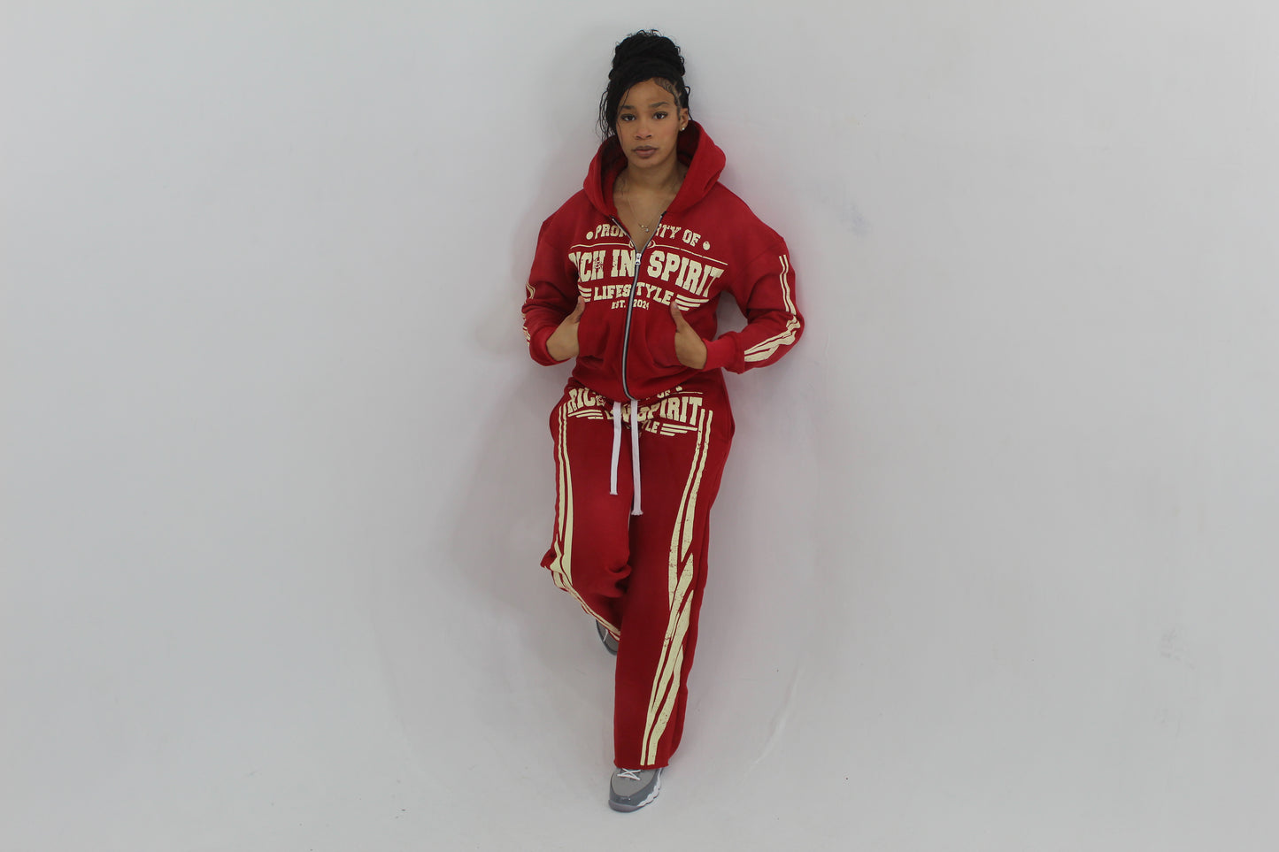 Rich N’ Red Hoodie Set