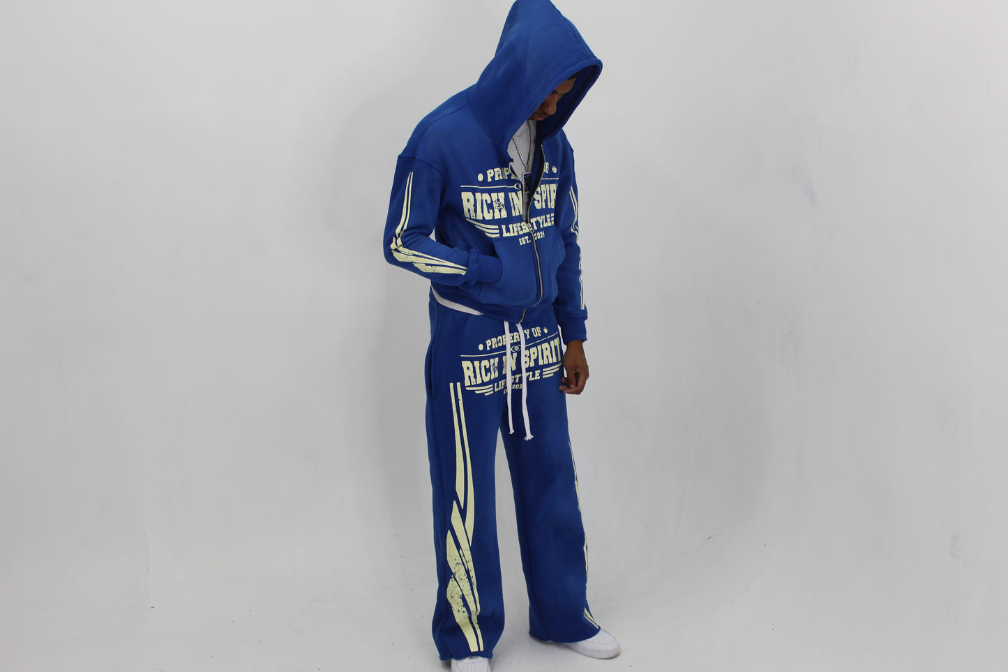 Rich N’ Blue Hoodie set
