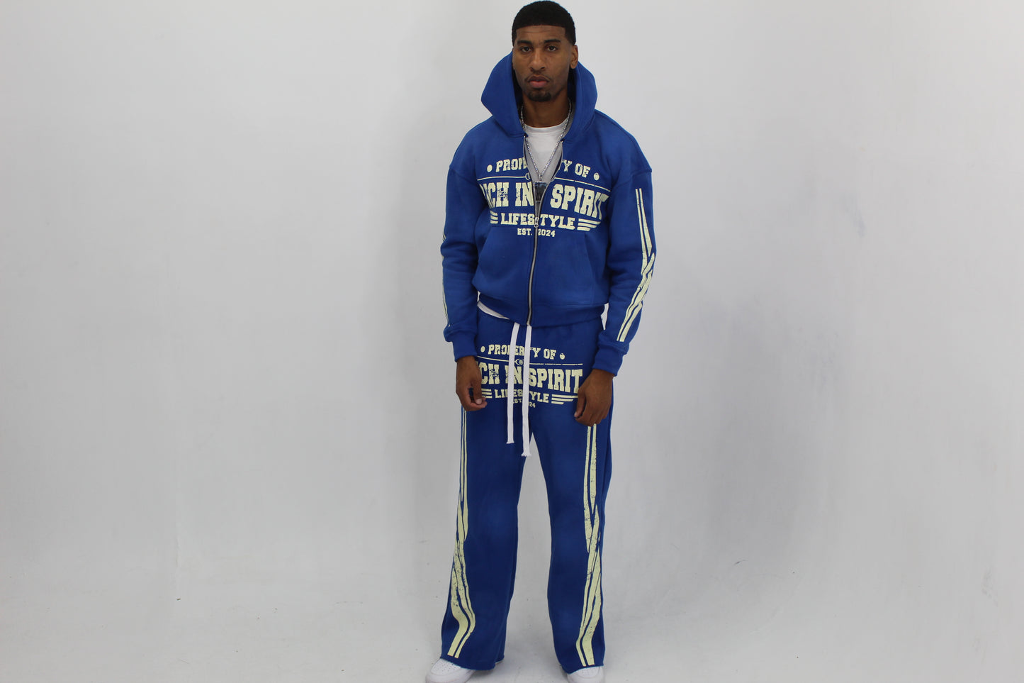 Rich N’ Blue Hoodie set