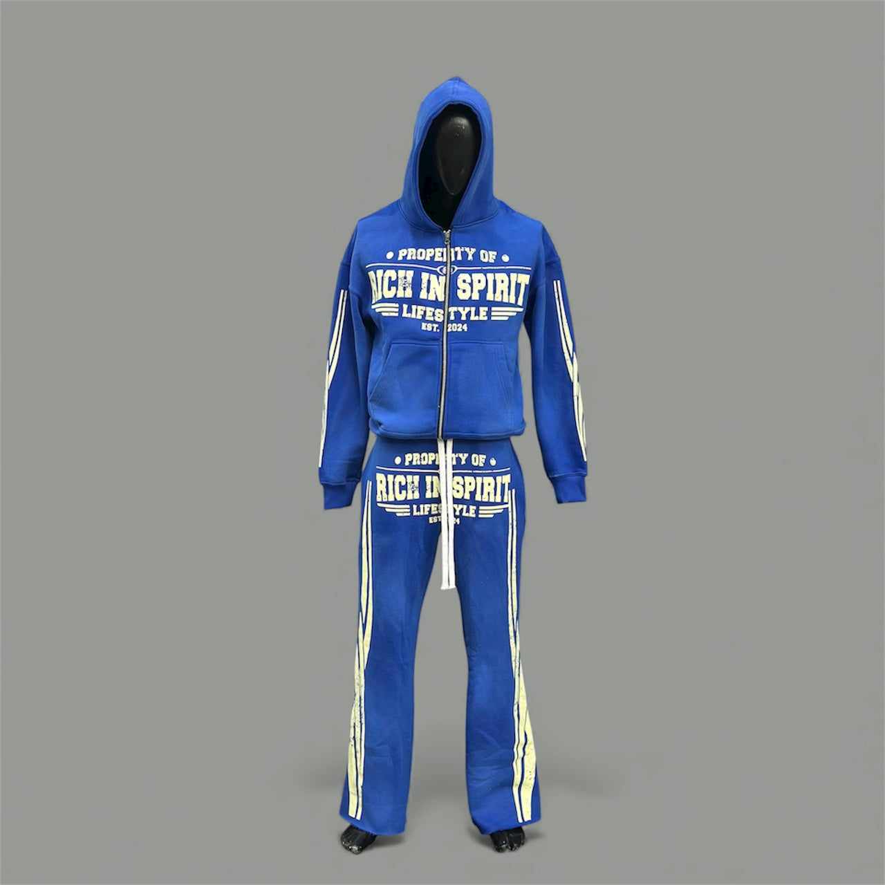 Rich N’ Blue Hoodie set