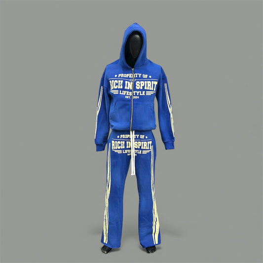 Rich N’ Blue Hoodie set