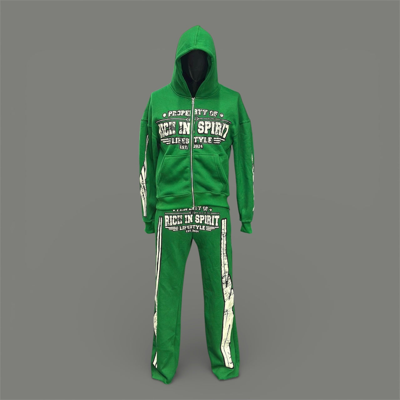 Rich’N Green Hoodie Set