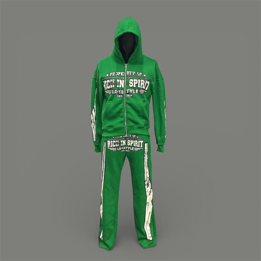Rich’N Green Hoodie Set